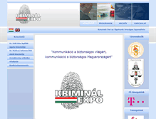 Tablet Screenshot of kriminalexpo.hu